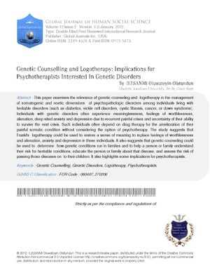 Global Journals Publishing Group logo with research journal cover image.