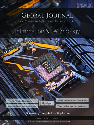GJCST Volume 25 Issue H1