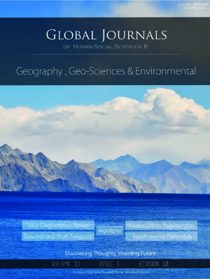 GJHSS Volume 13 Issue B1 Cover Image