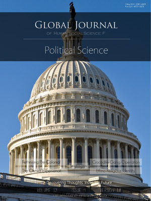 GJHSS Volume 13 Issue F4 Cover Image