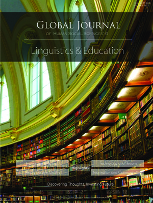 GJHSS Volume 13 Issue G12 Cover Image