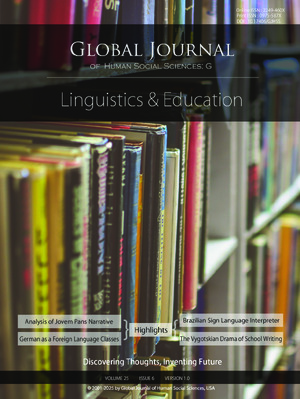 GJHSS Volume 25 Issue G6 Cover Image