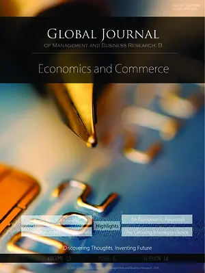 GJMBR Volume 13 Issue 33 (B6) Cover Image