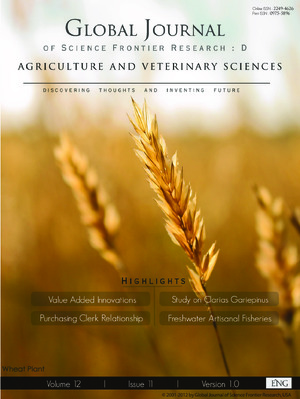 GJSFR Volume 12 Issue D11 Cover Image