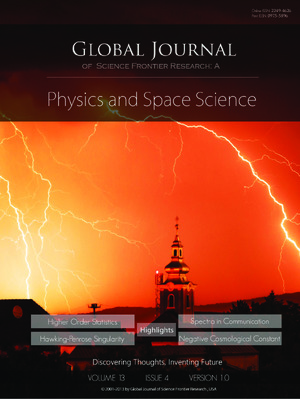 GJSFR Volume 13 Issue A4 Cover Image