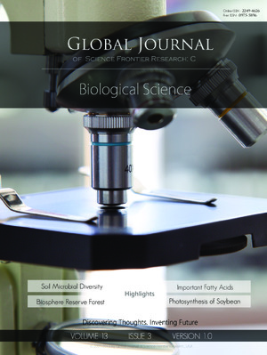 GJSFR Volume 13 Issue C3