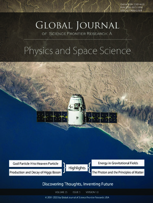 GJSFR Volume 25 Issue A5