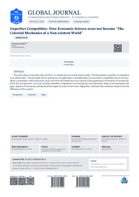 Global Journals Publishing Group logo on a research paper cover page.